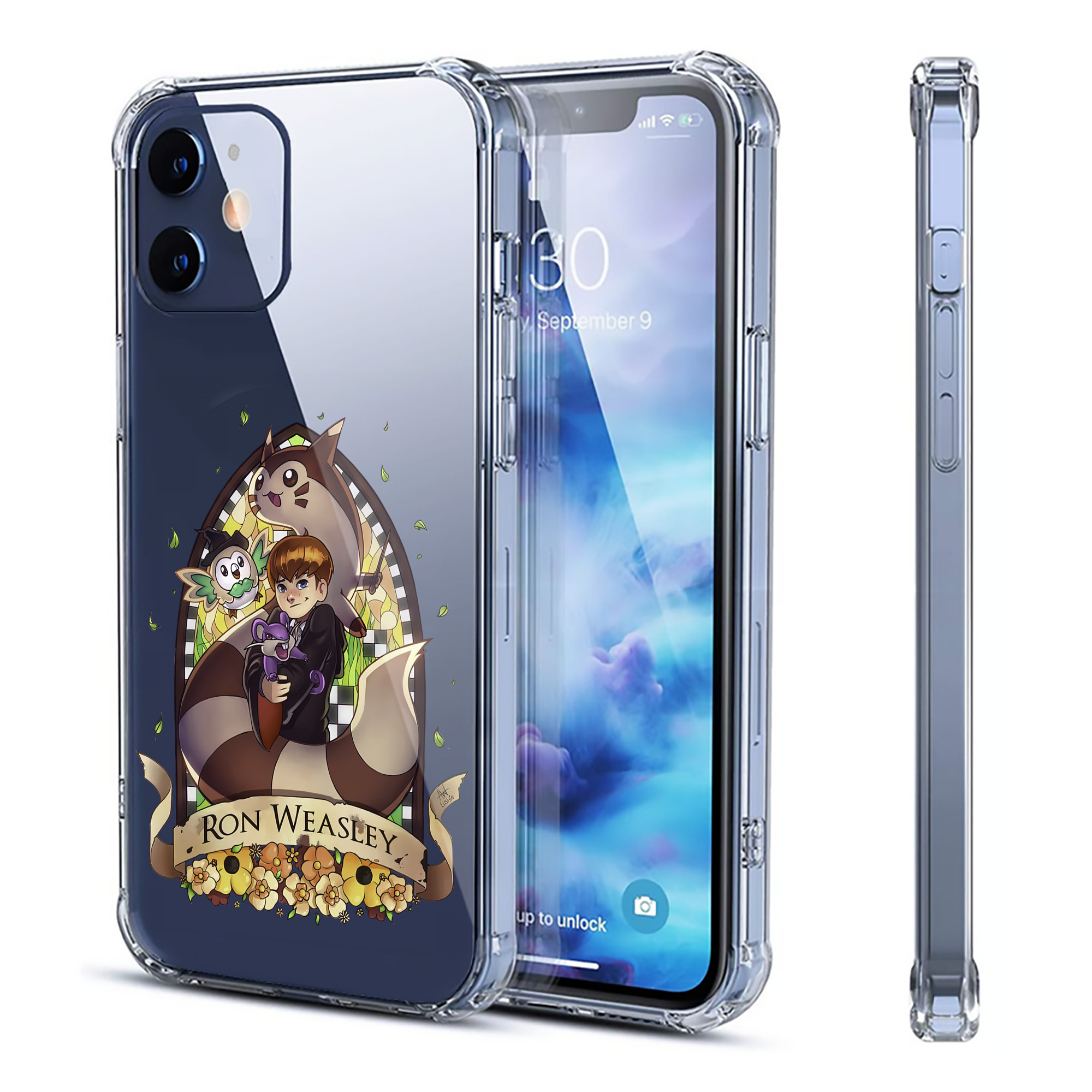 （画像用） Harry Potter ハリー・ポッターシリーズ 【iPhone 12シリーズ対応】透明スマホケース（クリアソフトケース）